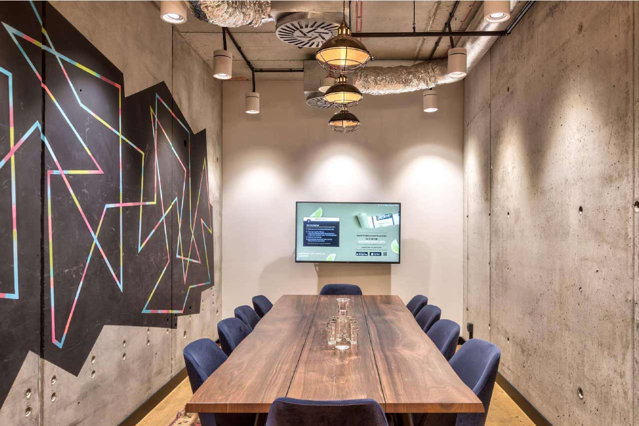 Workshop in U-shape layout — loft conference room, Hala Koszyki Warsaw